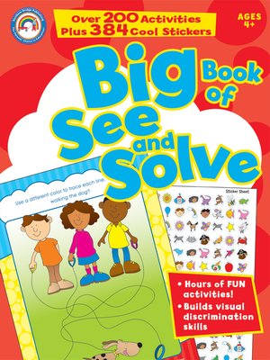 cover image of Big Book of See and Solve, Grades PK - 1